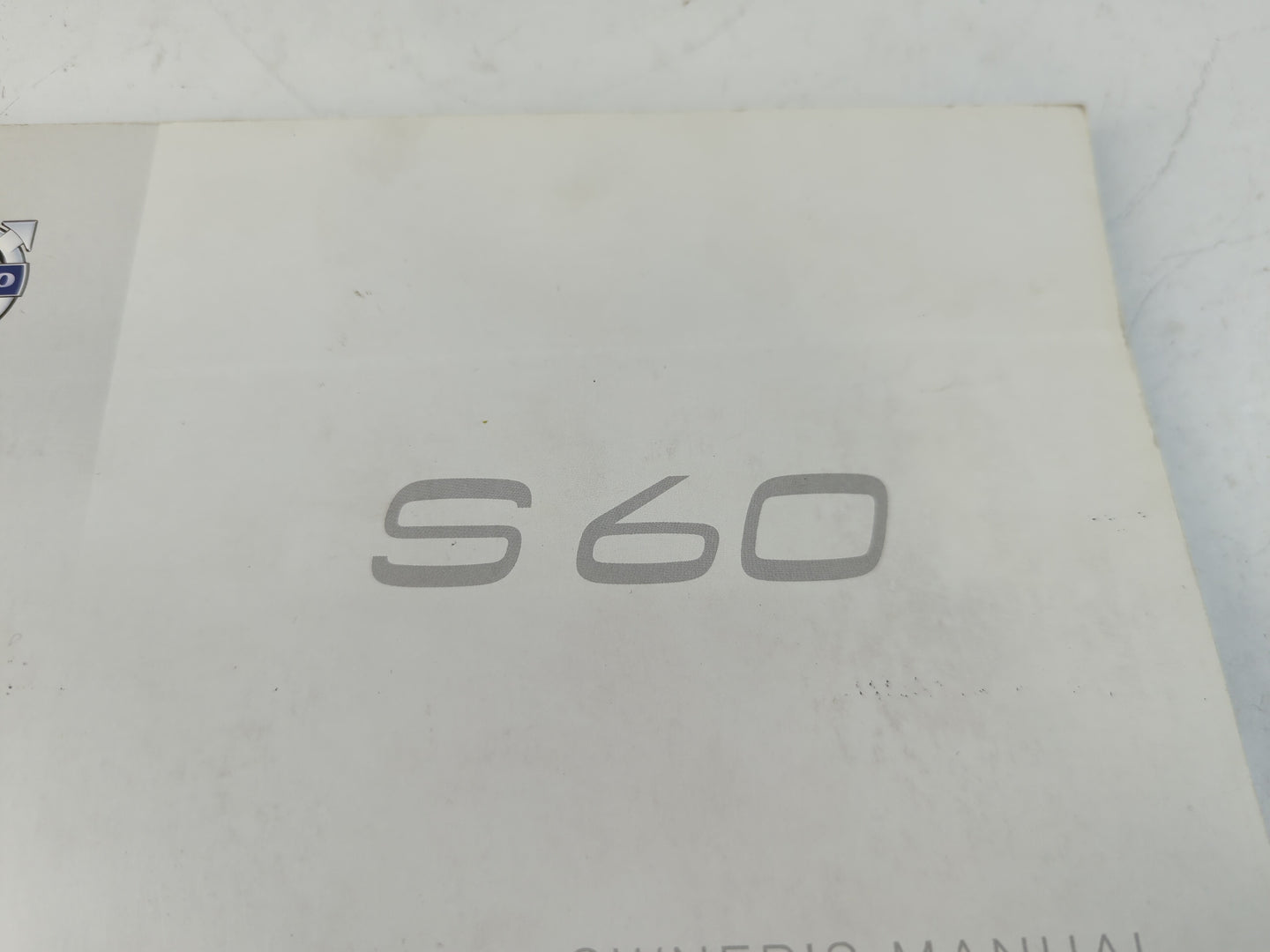 2014 Volvo S60 Owners Manual Book Guide OEM Used Auto Parts - Oemusedautoparts1.com