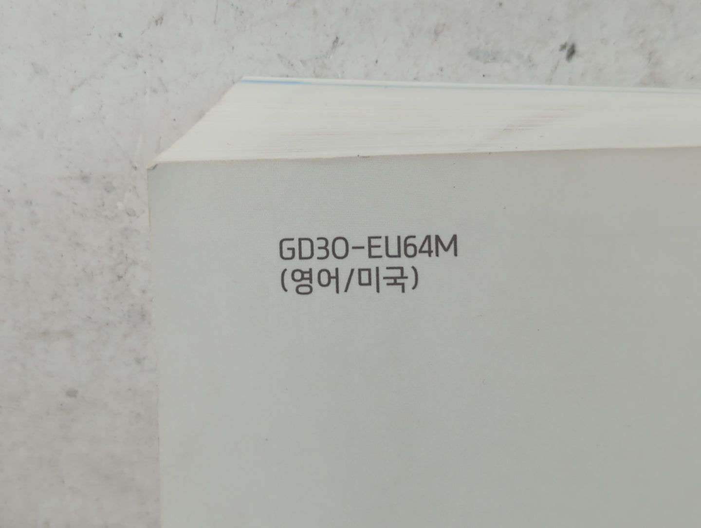 2016 Hyundai Tucson Owners Manual Book Guide P/N:GD30-EU64M OEM Used Auto Parts - Oemusedautoparts1.com