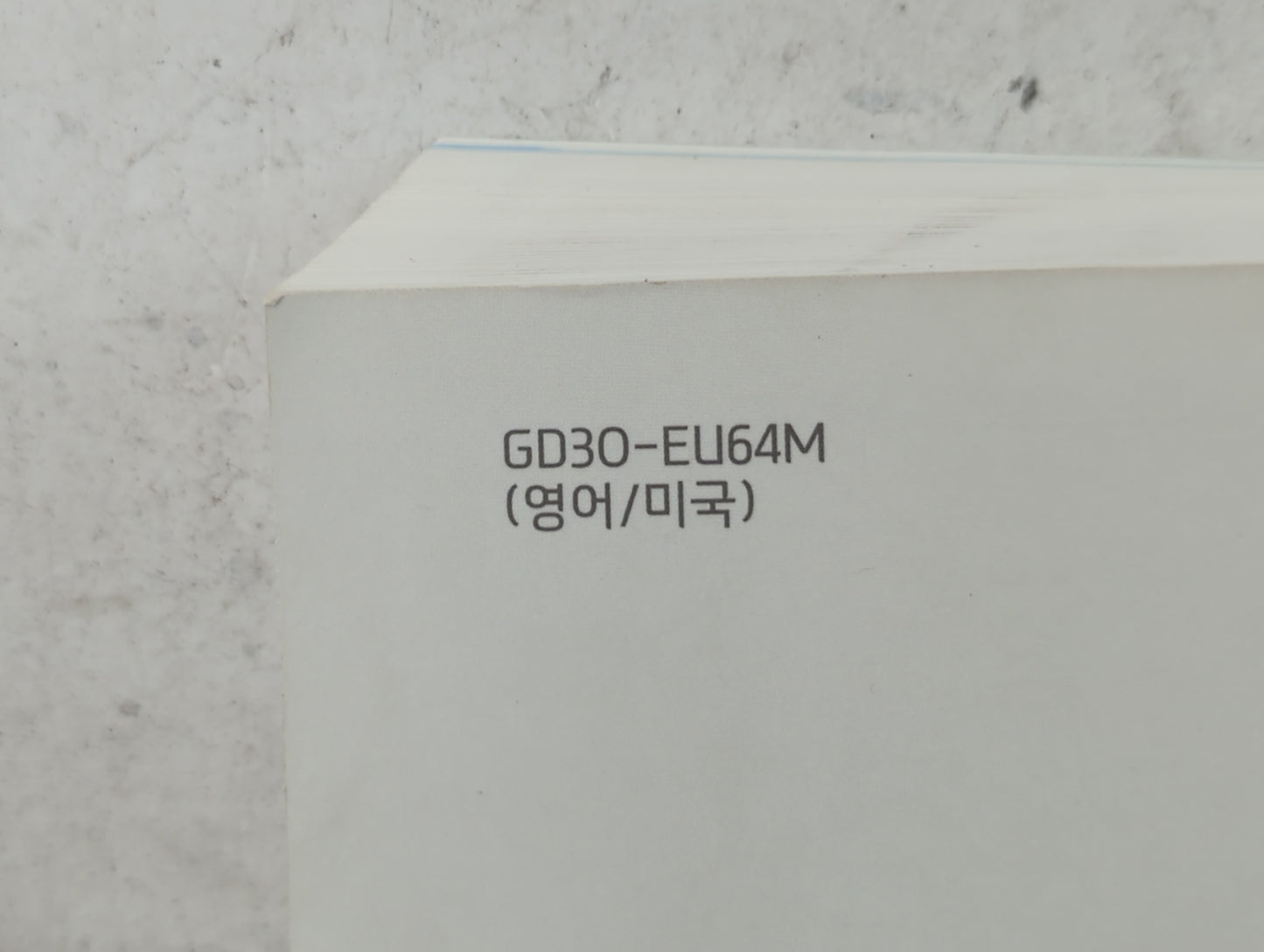 2016 Hyundai Tucson Owners Manual Book Guide P/N:GD30-EU64M OEM Used Auto Parts - Oemusedautoparts1.com