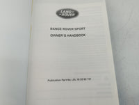2014 Land Rover Range Rover Sport Owners Manual Book Guide OEM Used Auto Parts - Oemusedautoparts1.com