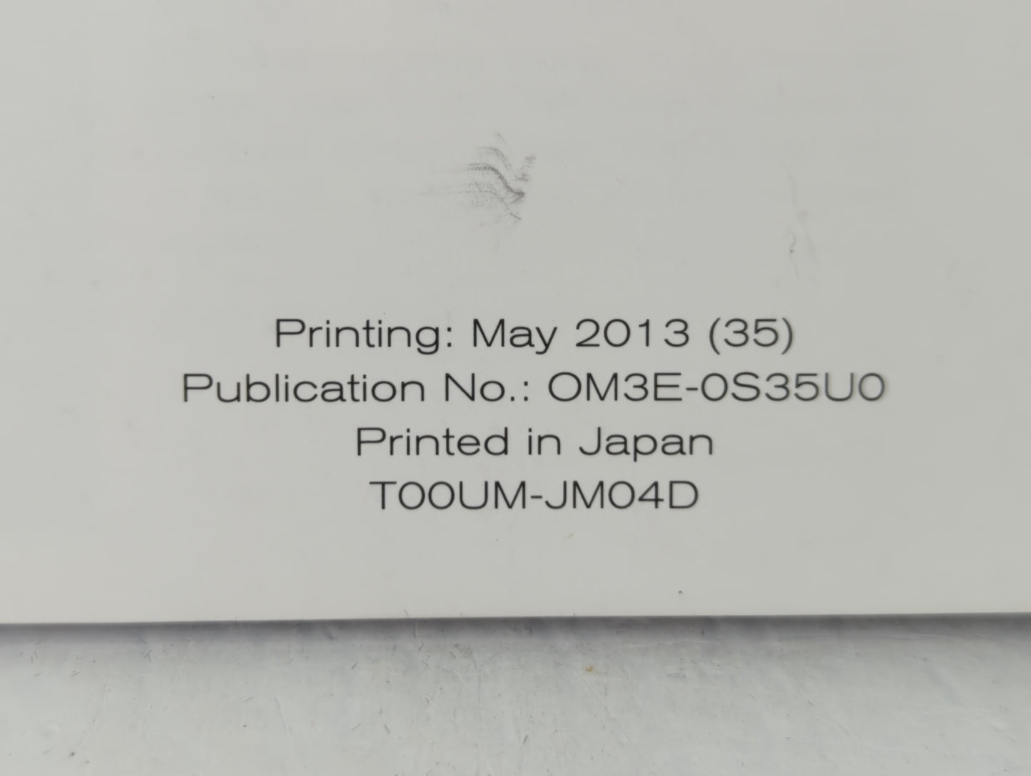 2013 Nissan Rogue Owners Manual Book Guide P/N:T00UM-JM04D OEM Used Auto Parts - Oemusedautoparts1.com