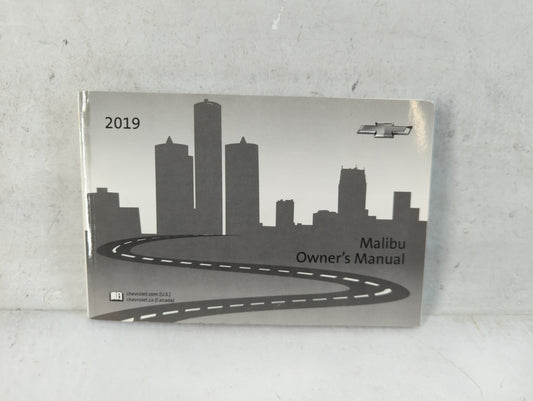 2019 Chevrolet Malibu Owners Manual Book Guide P/N:84074155A OEM Used Auto Parts - Oemusedautoparts1.com