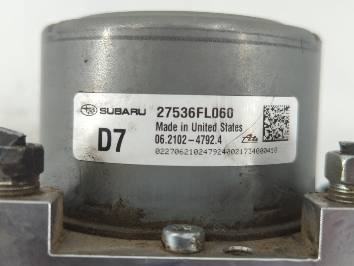 2018 Subaru Xv ABS Pump Control Module Replacement P/N:27536FL060 Fits OEM Used Auto Parts - Oemusedautoparts1.com