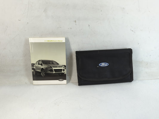 2016 Ford Escape Owners Manual Book Guide P/N:GJ5J 19A321 AA OEM Used Auto Parts - Oemusedautoparts1.com