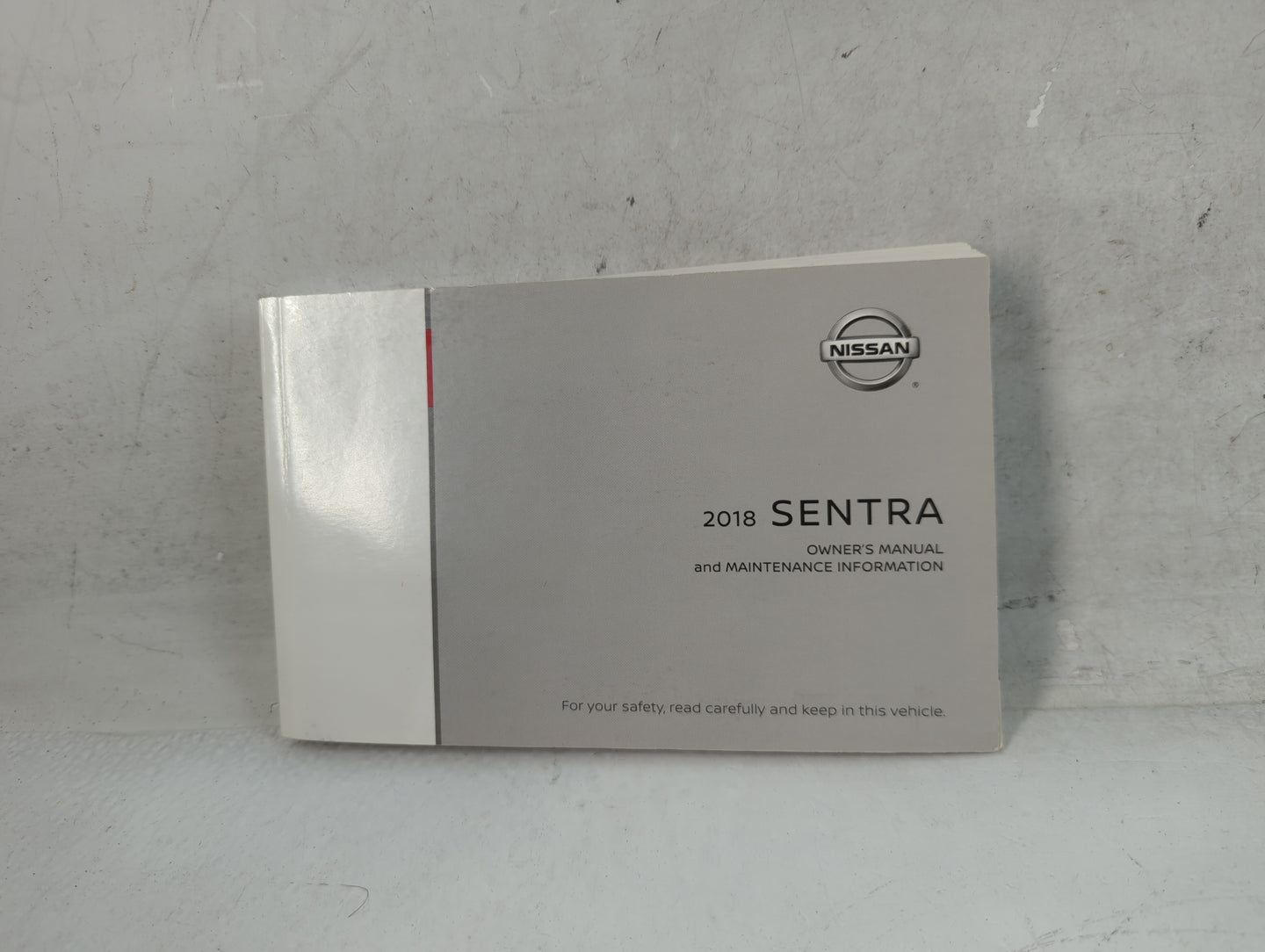 2018 Nissan Sentra Owners Manual Book Guide P/N:OM18EM OB17UO OEM Used Auto Parts - Oemusedautoparts1.com