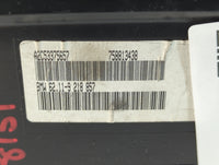 2006-2010 Bmw M5 Instrument Cluster Speedometer Gauges P/N:758813438 Fits Fits 2006 2007 2008 2009 2010 OEM Used Auto Parts - Oemusedautoparts1.com