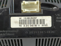 2006 Mercedes-Benz Cls500 Instrument Cluster Speedometer Gauges P/N:A 211 540 99 11 Fits OEM Used Auto Parts - Oemusedautoparts1.com