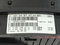 2006-2007 Mercedes-Benz R350 Instrument Cluster Speedometer Gauges P/N:A251 540 97 47 Fits Fits 2006 2007 OEM Used Auto Parts - Oemusedautoparts1.com