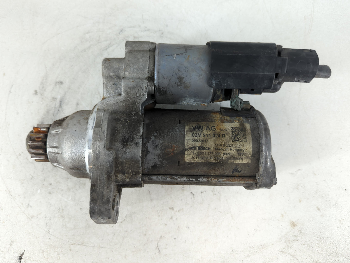 2015-2018 Volkswagen Golf Car Starter Motor Solenoid OEM P/N:02M 911 024 R Fits Fits 2014 2015 2016 2017 2018 2019 2020 2021 2022 OEM Used Auto Parts - Oemusedautoparts1.com