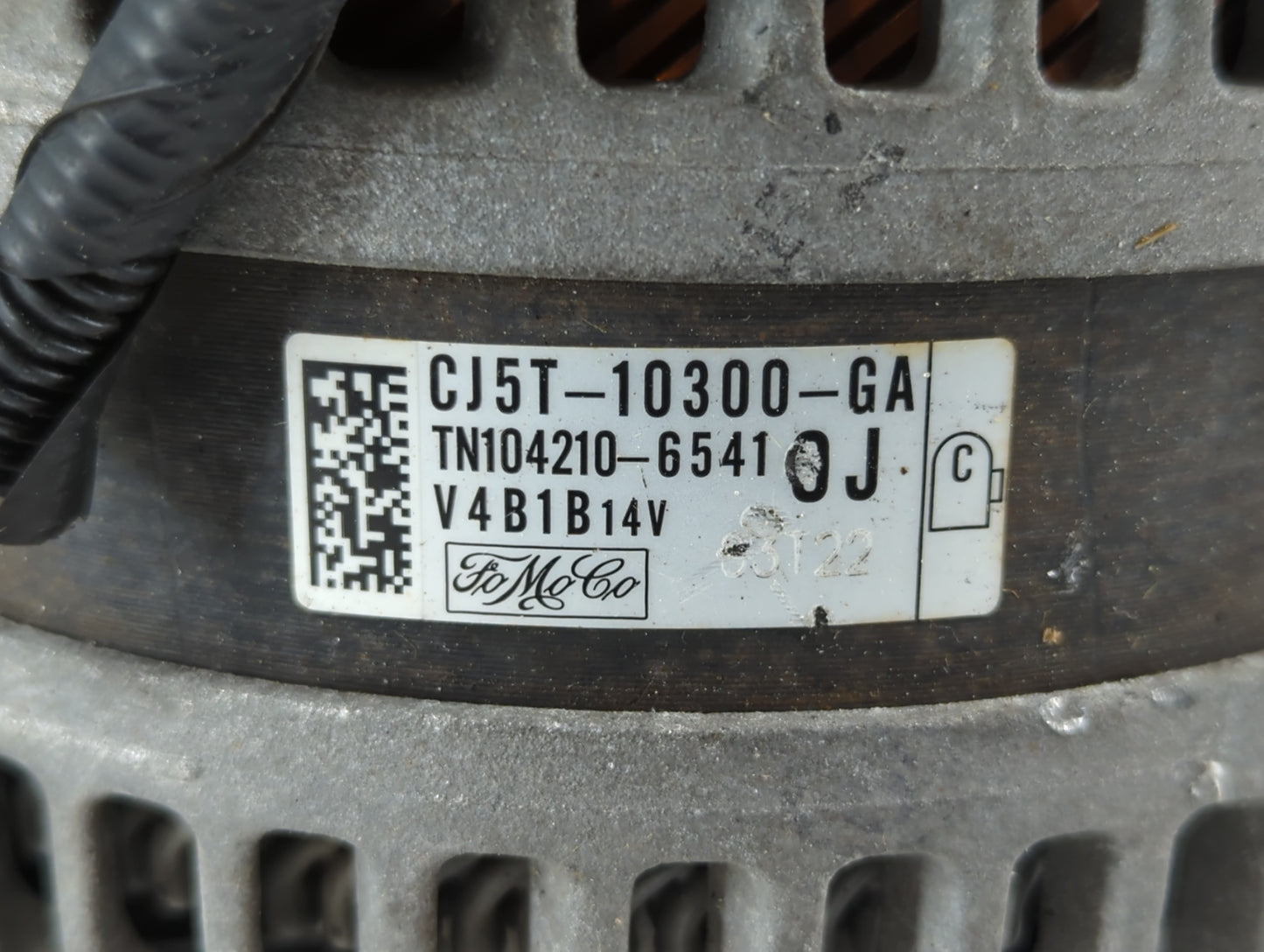 2013-2019 Ford Escape Alternator Replacement Generator Charging Assembly Engine OEM P/N:CJ5T-10300-GA Fits OEM Used Auto Parts - Oemusedautoparts1.com