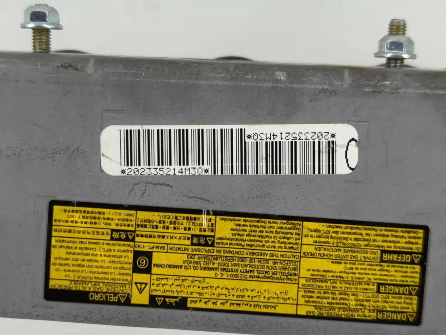 2015-2017 Toyota Camry Air Bag Driver Left Knee OEM Fits Fits 2015 2016 2017 OEM Used Auto Parts - Oemusedautoparts1.com