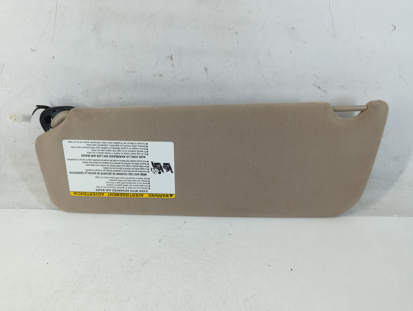 2005-2010 Toyota Sienna Sun Visor Shade Replacement Passenger Right Mirror Fits Fits 2005 2006 2007 2008 2009 2010 OEM Used Auto Parts - Oemusedautoparts1.com