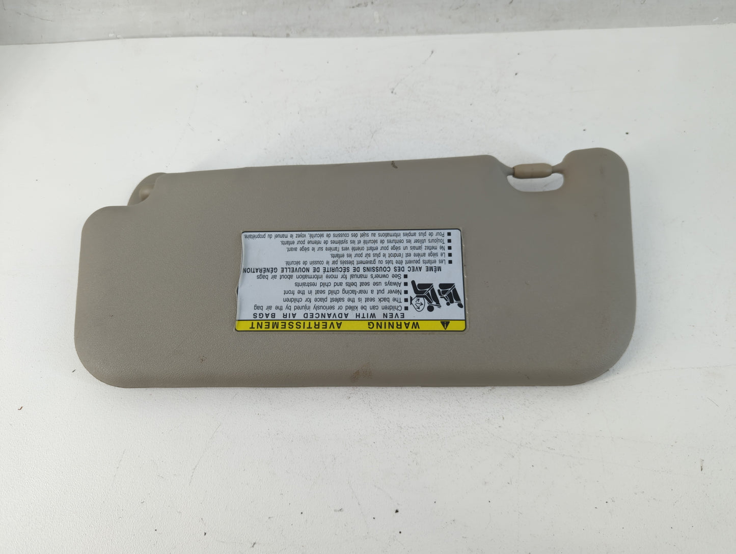 2009-2013 Toyota Corolla Sun Visor Shade Replacement Passenger Right Mirror Fits Fits 2009 2010 2011 2012 2013 OEM Used Auto Parts - Oemusedautoparts1.com