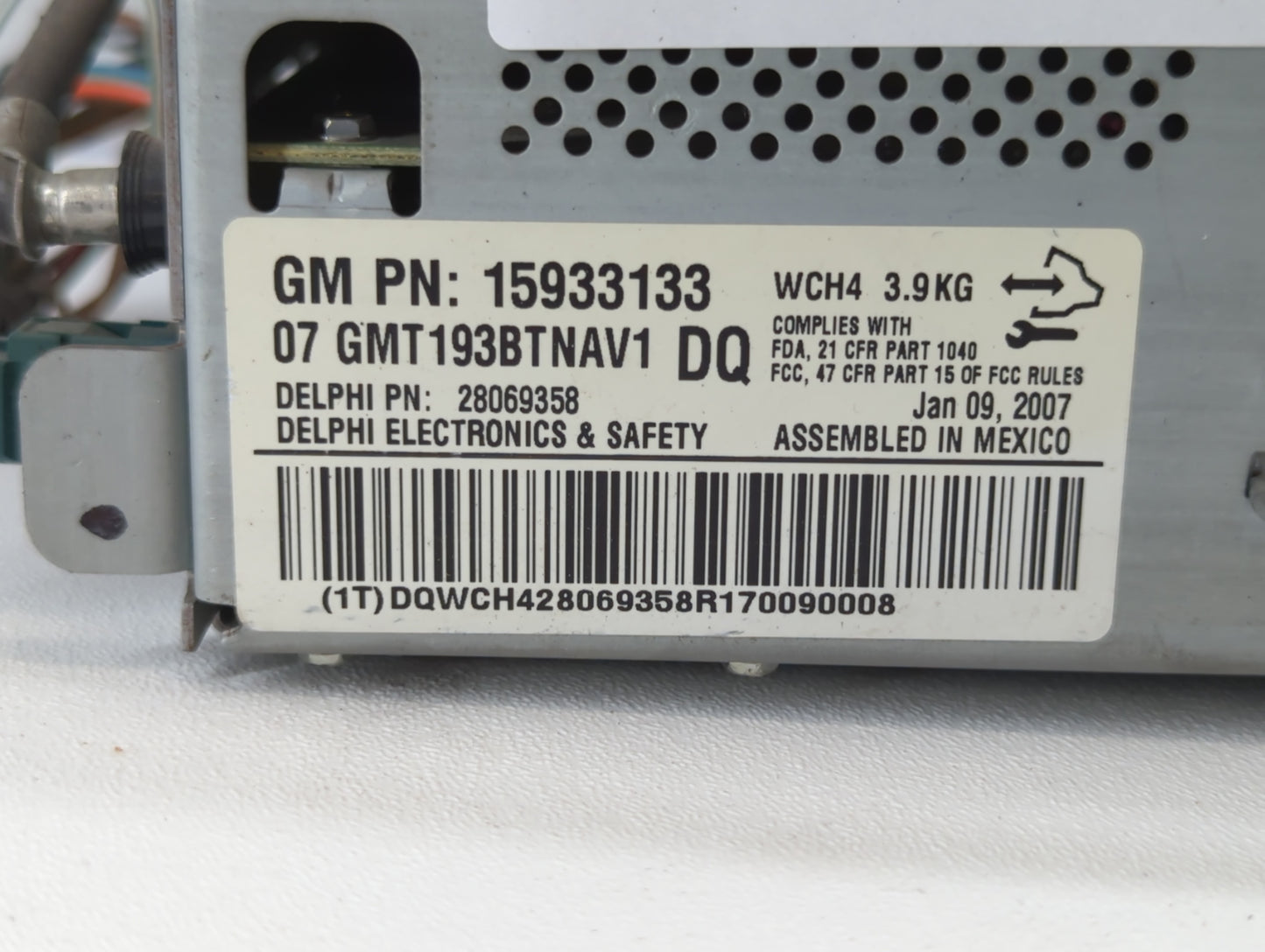 2007 Suzuki Xl-7 Radio AM FM Cd Player Receiver Replacement P/N:15933133 Fits OEM Used Auto Parts - Oemusedautoparts1.com
