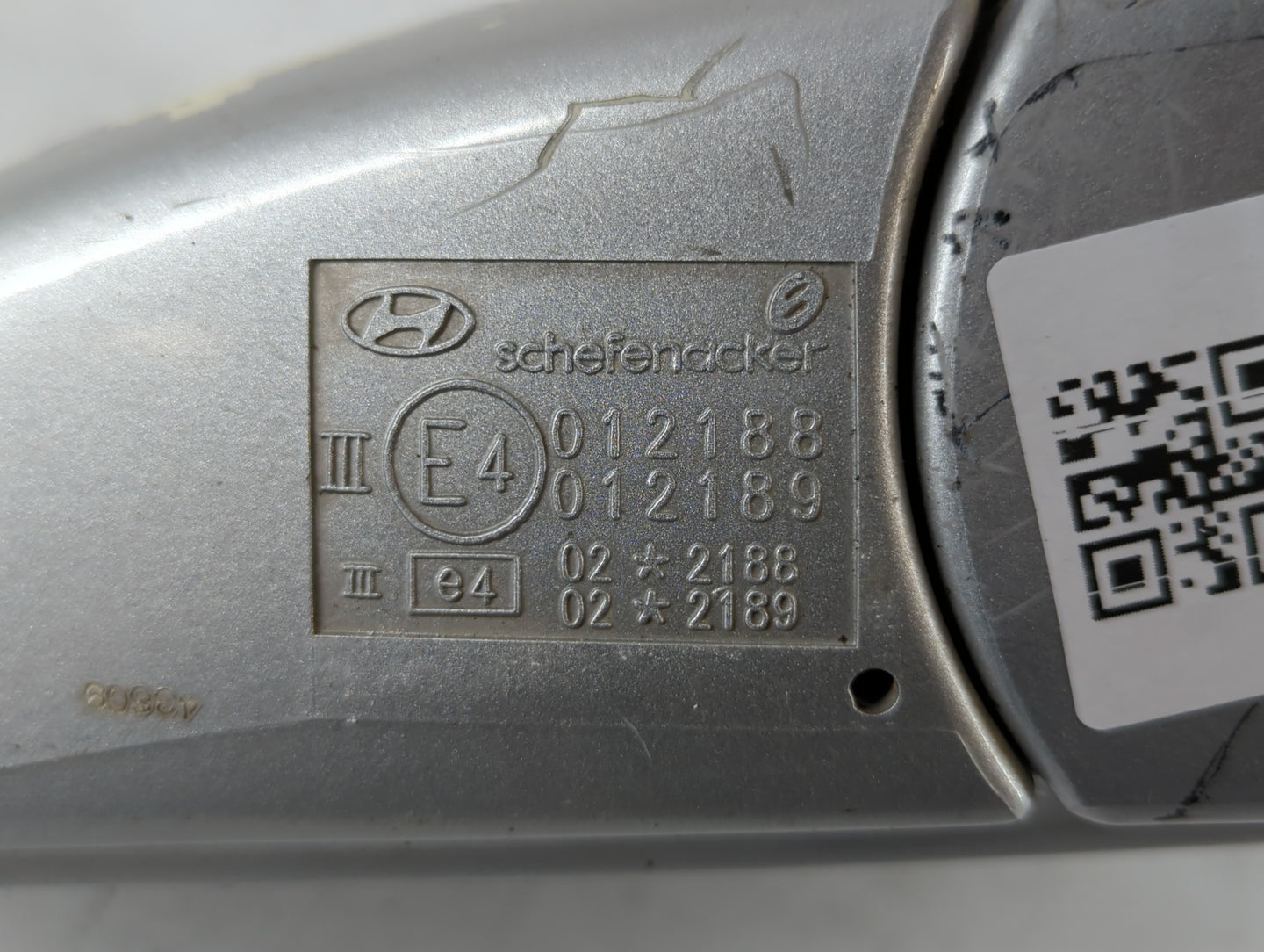 2002-2006 Hyundai Accent Side Mirror Replacement Passenger Right View Door Mirror P/N:E4012188 Fits Fits 2002 2003 2004 2005 2006 OEM Used Auto Parts - Oemusedautoparts1.com