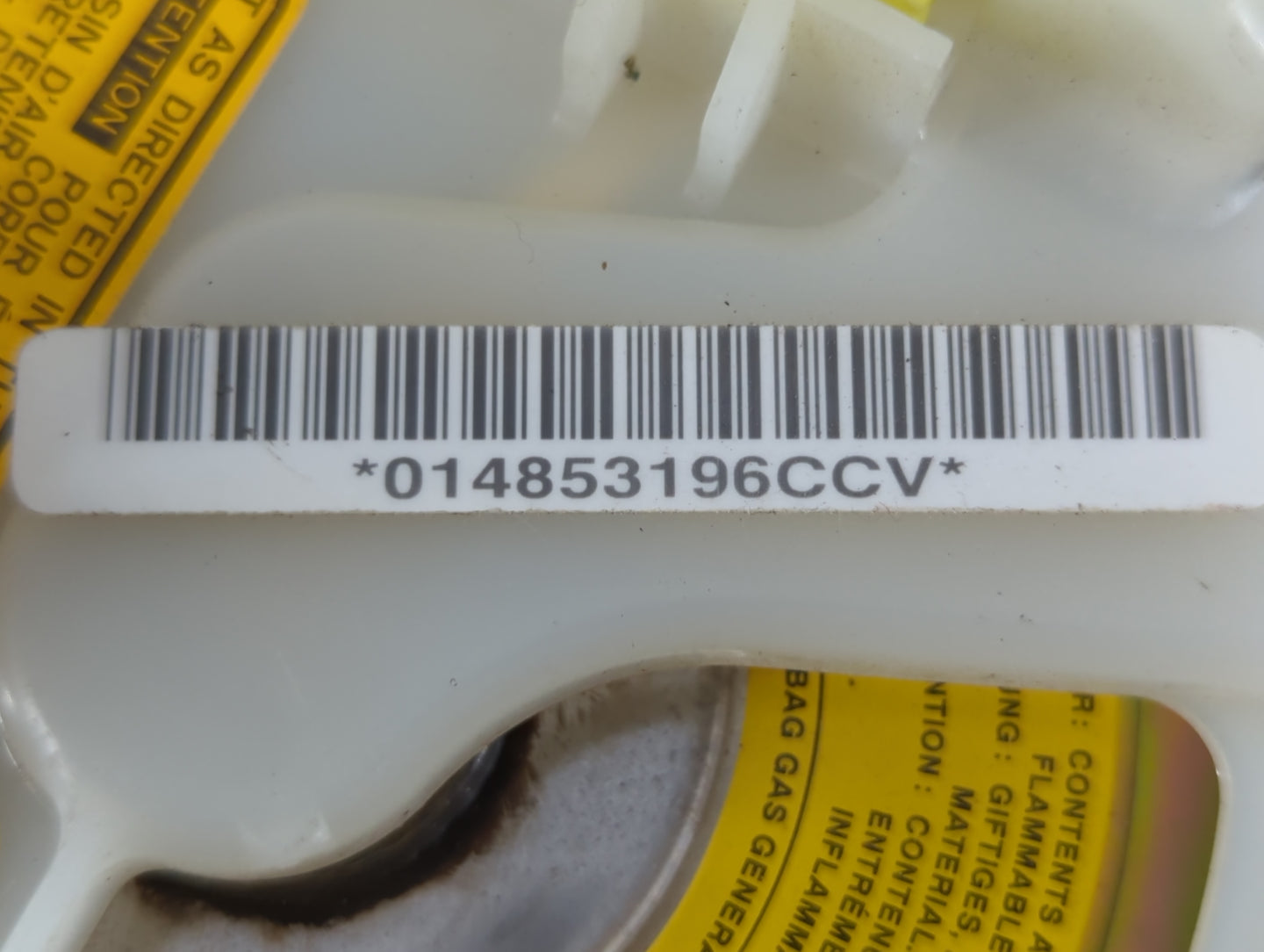 1996-1997 Toyota Corolla Air Bag Driver Left Steering Wheel Mounted P/N:014853196CCV Fits Fits 1996 1997 OEM Used Auto Parts - Oemusedautoparts1.com