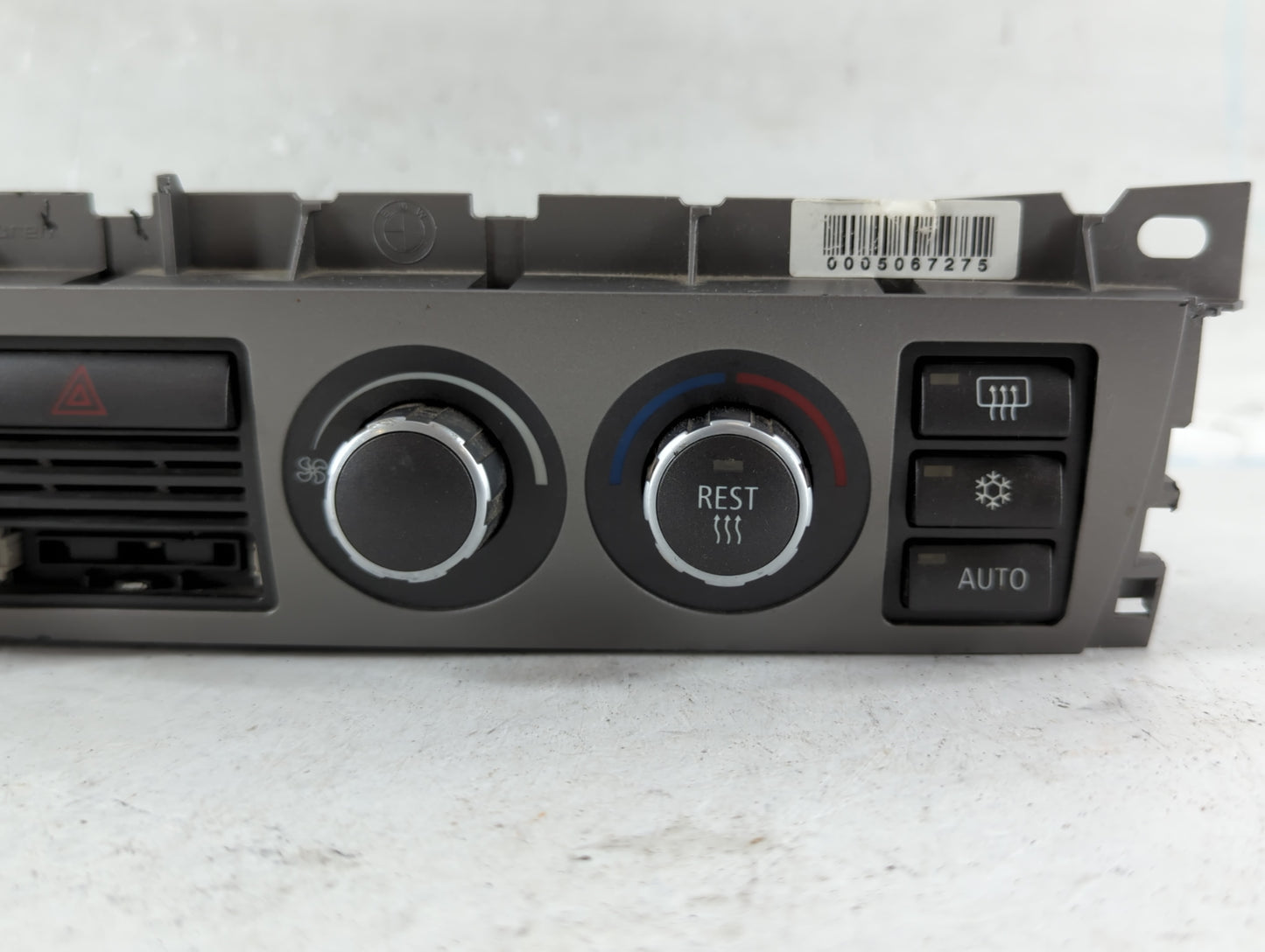 2007 Bmw 7 Series Climate Control Module Temperature AC/Heater Replacement P/N:90025-175/0010 Fits Fits 2006 2008 OEM Used Auto Parts - Oemusedautoparts1.com