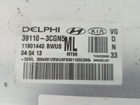 2014-2016 Kia Cadenza PCM Engine Control Computer ECU ECM PCU OEM P/N:39110-3CGN5 Fits Fits 2014 2015 2016 OEM Used Auto Parts - Oemusedautoparts1.com