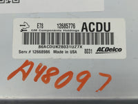 2017-2021 Chevrolet Trax PCM Engine Control Computer ECU ECM PCU OEM P/N:12668986 12685776 Fits Fits 2017 2018 2019 2020 2021 OEM Used Auto Parts - Oemusedautoparts1.com