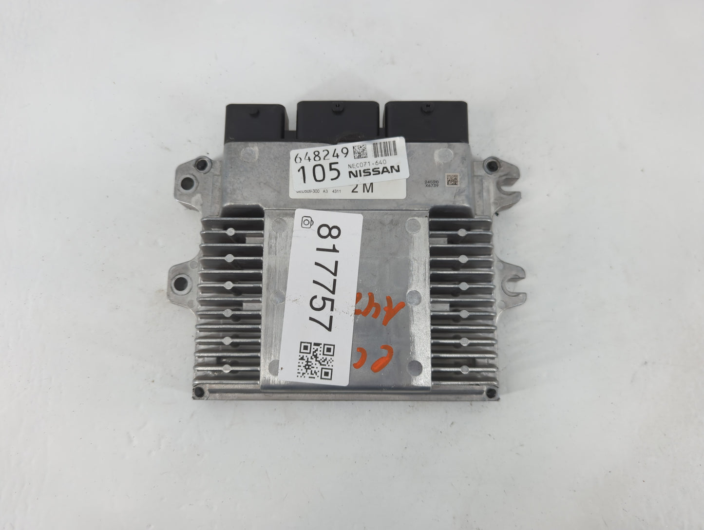 2019-2022 Nissan Altima PCM Engine Control Computer ECU ECM PCU OEM P/N:648249 NEC071-641 Fits Fits 2019 2020 2021 2022 OEM Used Auto Parts - Oemusedautoparts1.com
