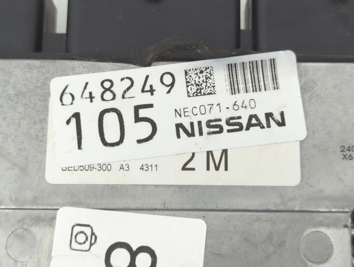 2019-2022 Nissan Altima PCM Engine Control Computer ECU ECM PCU OEM P/N:648249 NEC071-641 Fits Fits 2019 2020 2021 2022 OEM Used Auto Parts - Oemusedautoparts1.com