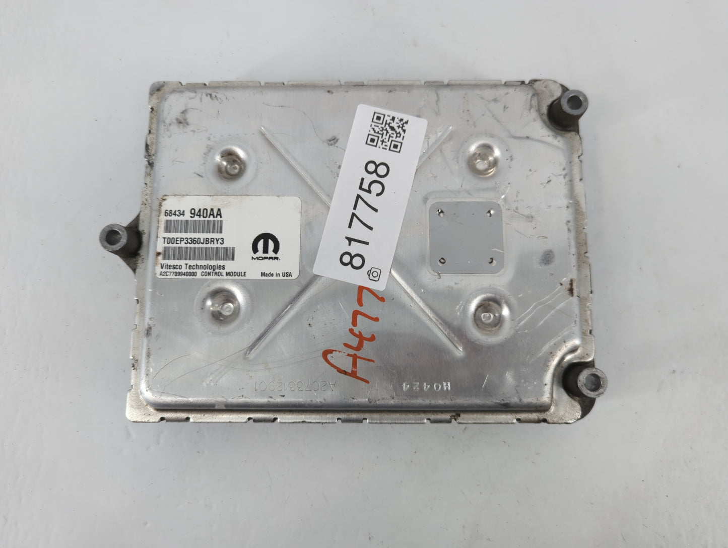 2021 Dodge Ram 2500 PCM Engine Control Computer ECU ECM PCU OEM P/N:68434940AA Fits Fits 2020 2022 OEM Used Auto Parts - Oemusedautoparts1.com