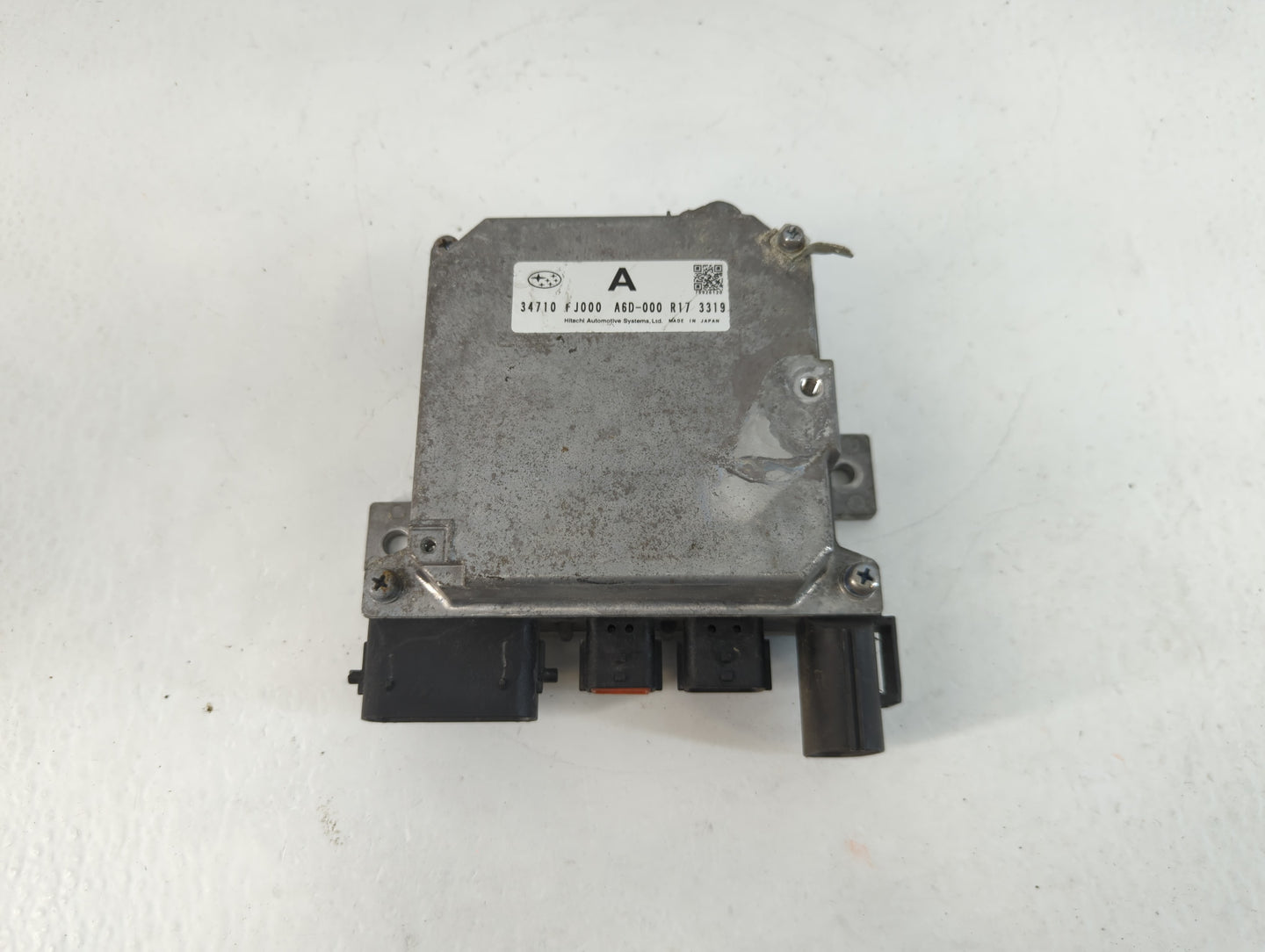 2013 Subaru Impreza PCM Engine Control Computer ECU ECM PCU OEM P/N:34710 FJ000 Fits OEM Used Auto Parts - Oemusedautoparts1.com
