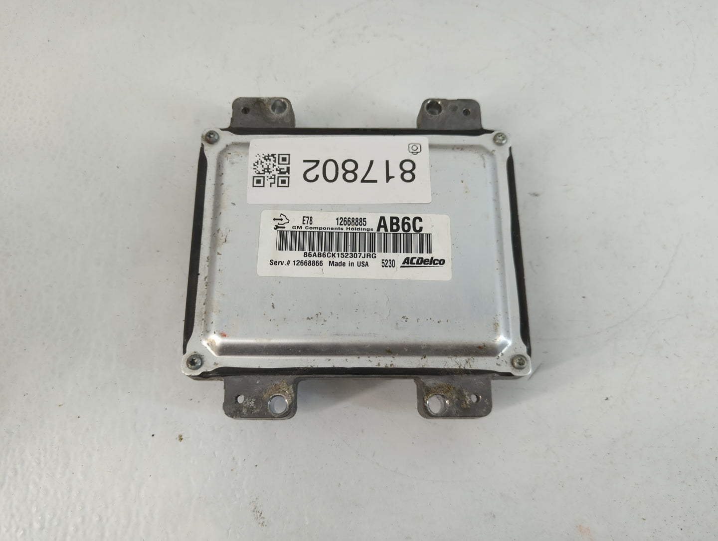 2012-2016 Chevrolet Cruze PCM Engine Control Computer ECU ECM PCU OEM P/N:12668866 12668885 Fits OEM Used Auto Parts - Oemusedautoparts1.com