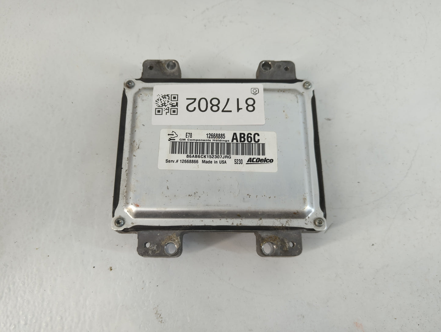 2012-2016 Chevrolet Cruze PCM Engine Control Computer ECU ECM PCU OEM P/N:12668866 12668885 Fits OEM Used Auto Parts - Oemusedautoparts1.com