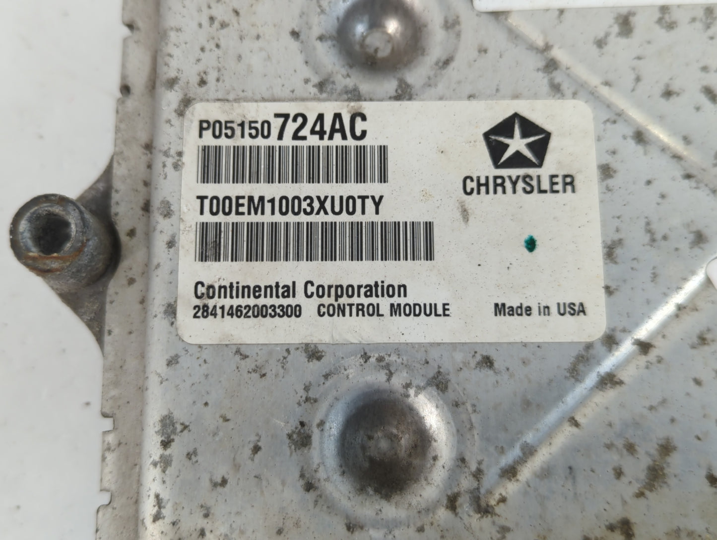 2013 Dodge Grand Caravan PCM Engine Control Computer ECU ECM PCU OEM P/N:P05150724AC P68161510AD Fits OEM Used Auto Parts - Oemusedautoparts1.com