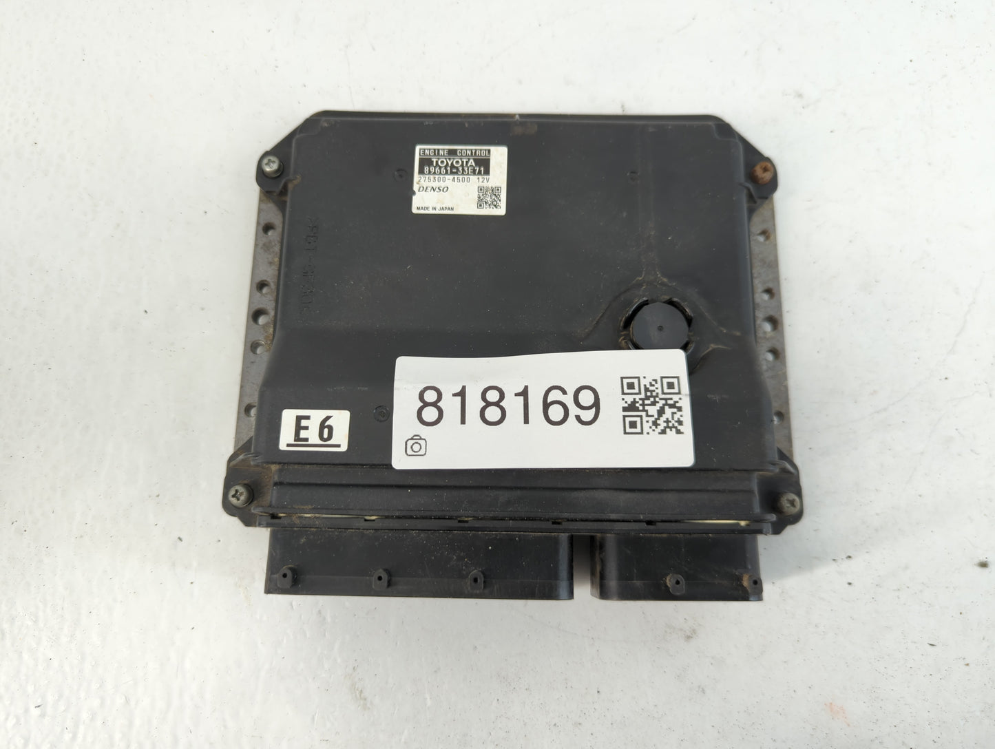 2008-2009 Lexus Es350 PCM Engine Control Computer ECU ECM PCU OEM P/N:89661-33E71 Fits Fits 2008 2009 OEM Used Auto Parts - Oemusedautoparts1.com