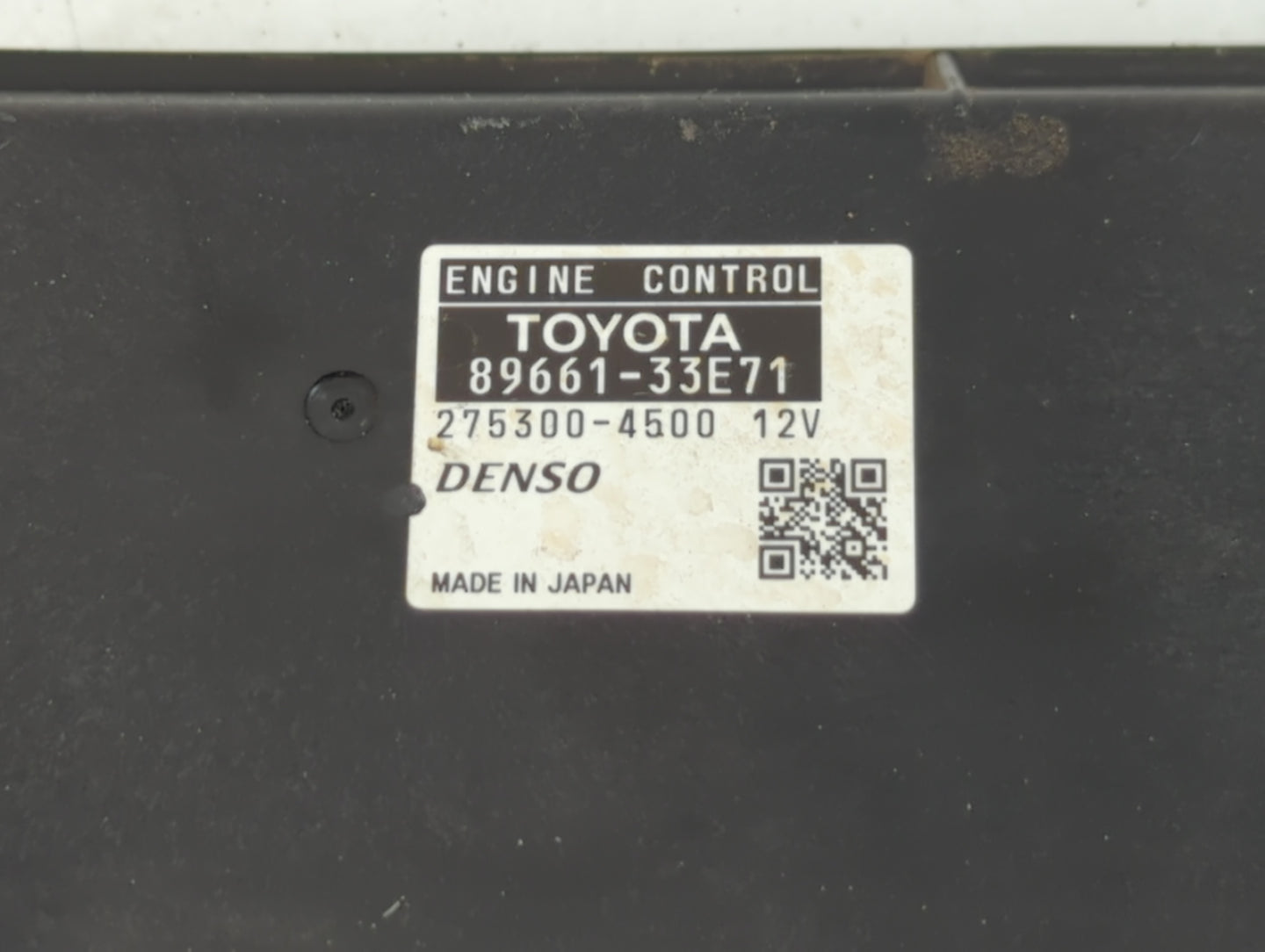 2008-2009 Lexus Es350 PCM Engine Control Computer ECU ECM PCU OEM P/N:89661-33E71 Fits Fits 2008 2009 OEM Used Auto Parts - Oemusedautoparts1.com