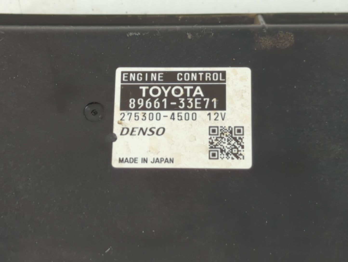 2008-2009 Lexus Es350 PCM Engine Control Computer ECU ECM PCU OEM P/N:89661-33E71 Fits Fits 2008 2009 OEM Used Auto Parts - Oemusedautoparts1.com