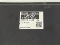 2008-2009 Lexus Es350 PCM Engine Control Computer ECU ECM PCU OEM P/N:89661-33E71 Fits Fits 2008 2009 OEM Used Auto Parts - Oemusedautoparts1.com