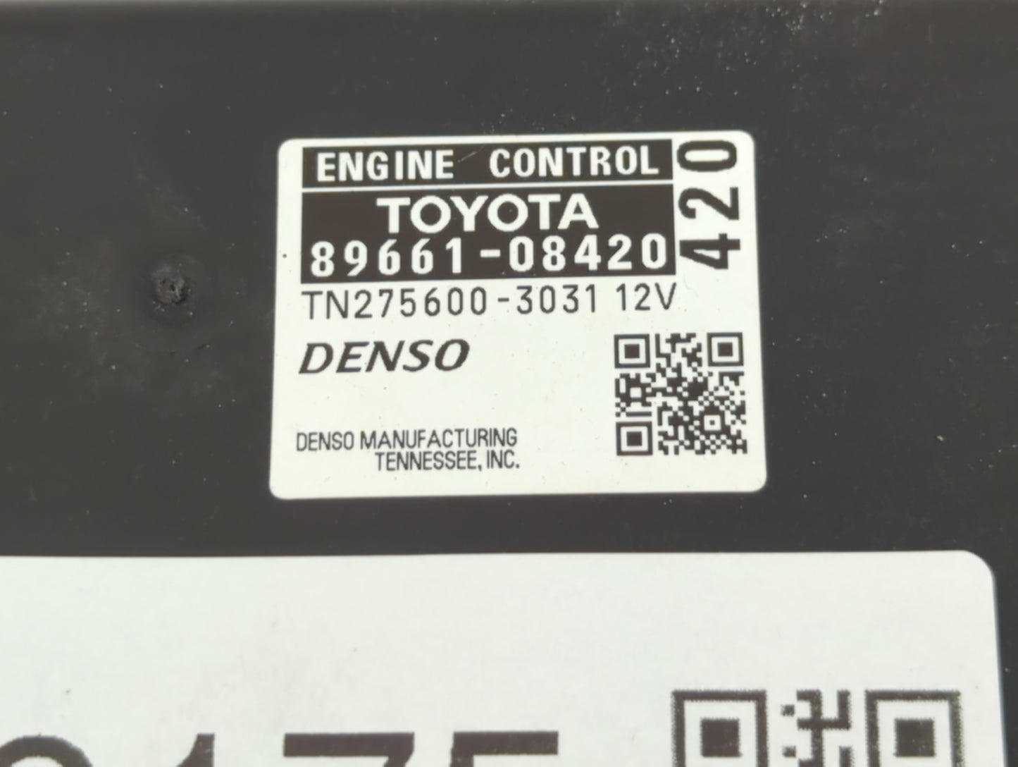 2015-2016 Toyota Sienna PCM Engine Control Computer ECU ECM PCU OEM P/N:89661-08420 Fits Fits 2015 2016 OEM Used Auto Parts - Oemusedautoparts1.com