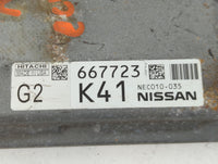 2014 Nissan Pathfinder PCM Engine Control Computer ECU ECM PCU OEM P/N:667723 NEC010-035 Fits OEM Used Auto Parts - Oemusedautoparts1.com