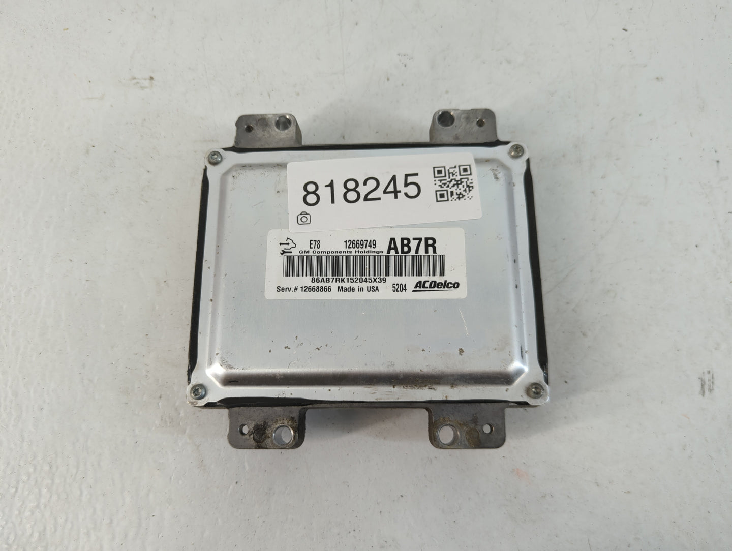2012-2016 Chevrolet Cruze PCM Engine Control Computer ECU ECM PCU OEM P/N:12668866 12669749 Fits OEM Used Auto Parts - Oemusedautoparts1.com