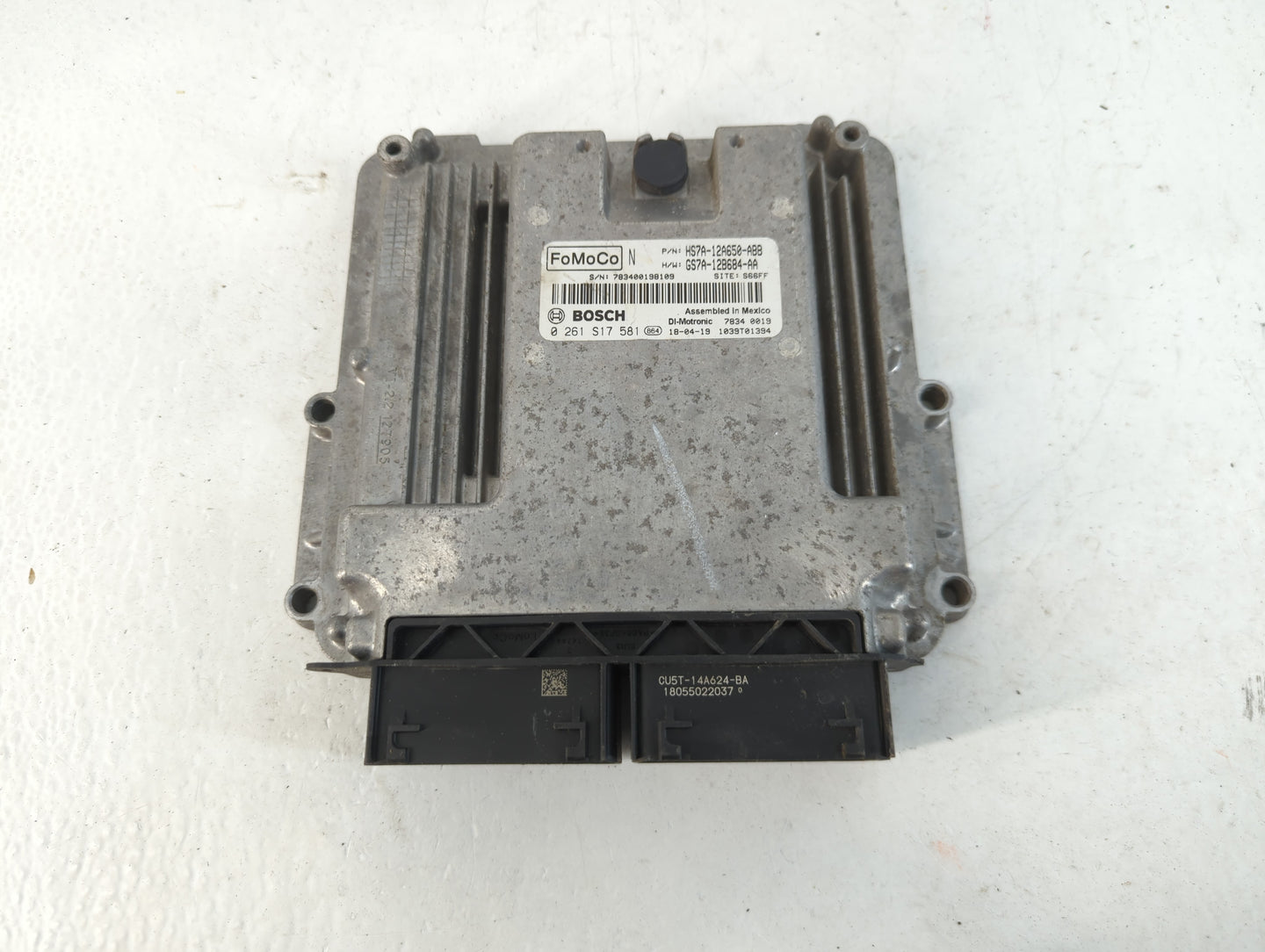 2017-2019 Ford Fusion PCM Engine Control Computer ECU ECM PCU OEM P/N:GS7A-12B684-AA HS7A-12A650-ABB Fits Fits 2017 2018 2019 OEM Used Auto Parts - Oemusedautoparts1.com