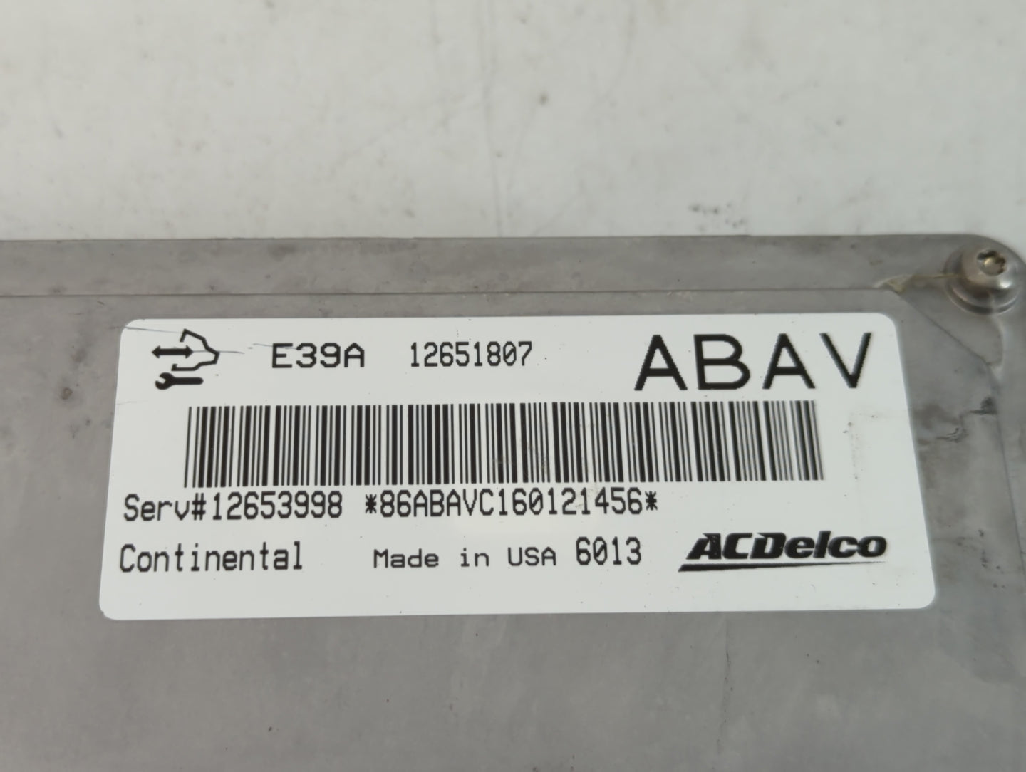 2013-2016 Gmc Terrain PCM Engine Control Computer ECU ECM PCU OEM P/N:12653998 12651807 Fits Fits 2013 2014 2015 2016 OEM Used Auto Parts - Oemusedautoparts1.com