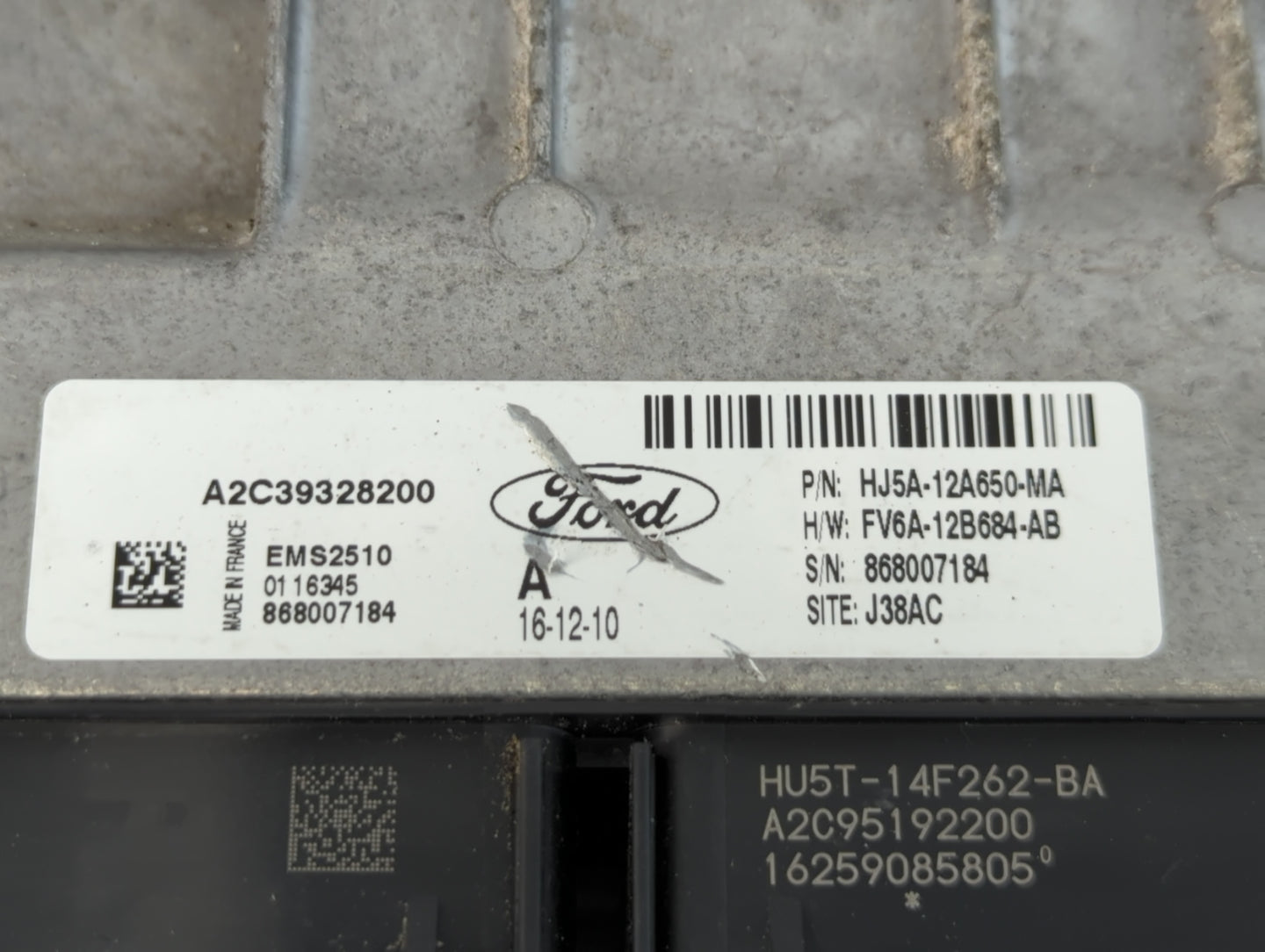 2017-2019 Ford Escape PCM Engine Control Computer ECU ECM PCU OEM P/N:HJ5A-12A650-MA Fits Fits 2017 2018 2019 OEM Used Auto Parts - Oemusedautoparts1.com