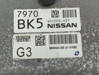 2013-2015 Nissan Sentra PCM Engine Control Computer ECU ECM PCU OEM P/N:NEC009-637 Fits Fits 2013 2014 2015 OEM Used Auto Parts - Oemusedautoparts1.com