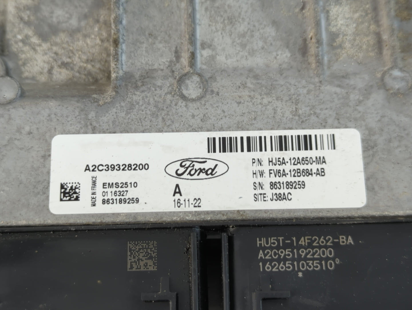 2017-2019 Ford Escape PCM Engine Control Computer ECU ECM PCU OEM P/N:HJ5A-12A650-MA Fits Fits 2017 2018 2019 OEM Used Auto Parts - Oemusedautoparts1.com