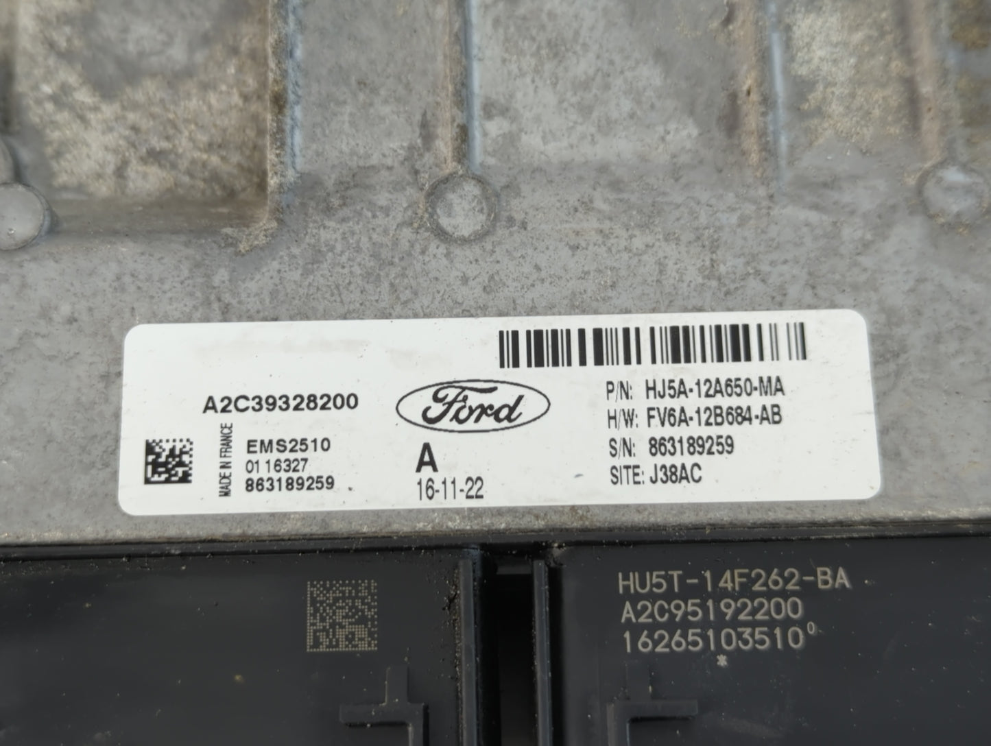 2017-2019 Ford Escape PCM Engine Control Computer ECU ECM PCU OEM P/N:HJ5A-12A650-MA Fits Fits 2017 2018 2019 OEM Used Auto Parts - Oemusedautoparts1.com