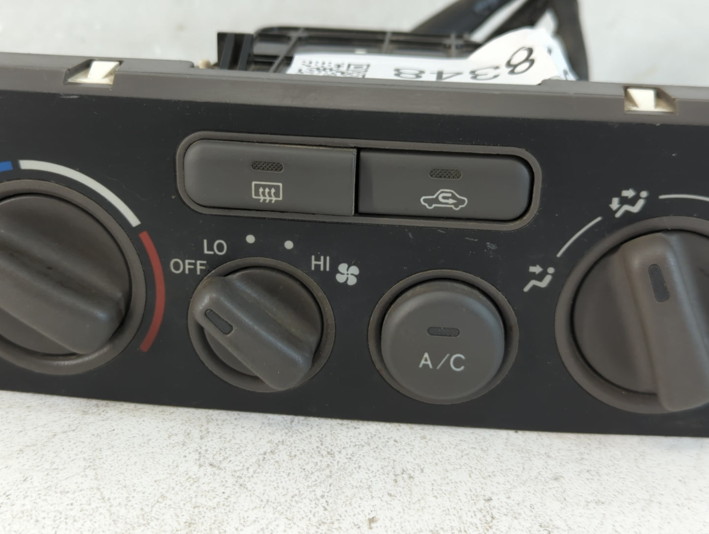 2001-2002 Toyota Corolla Climate Control Module Temperature AC/Heater Replacement P/N:5590002070 Fits Fits 2001 2002 OEM Used Auto Parts - Oemusedautoparts1.com