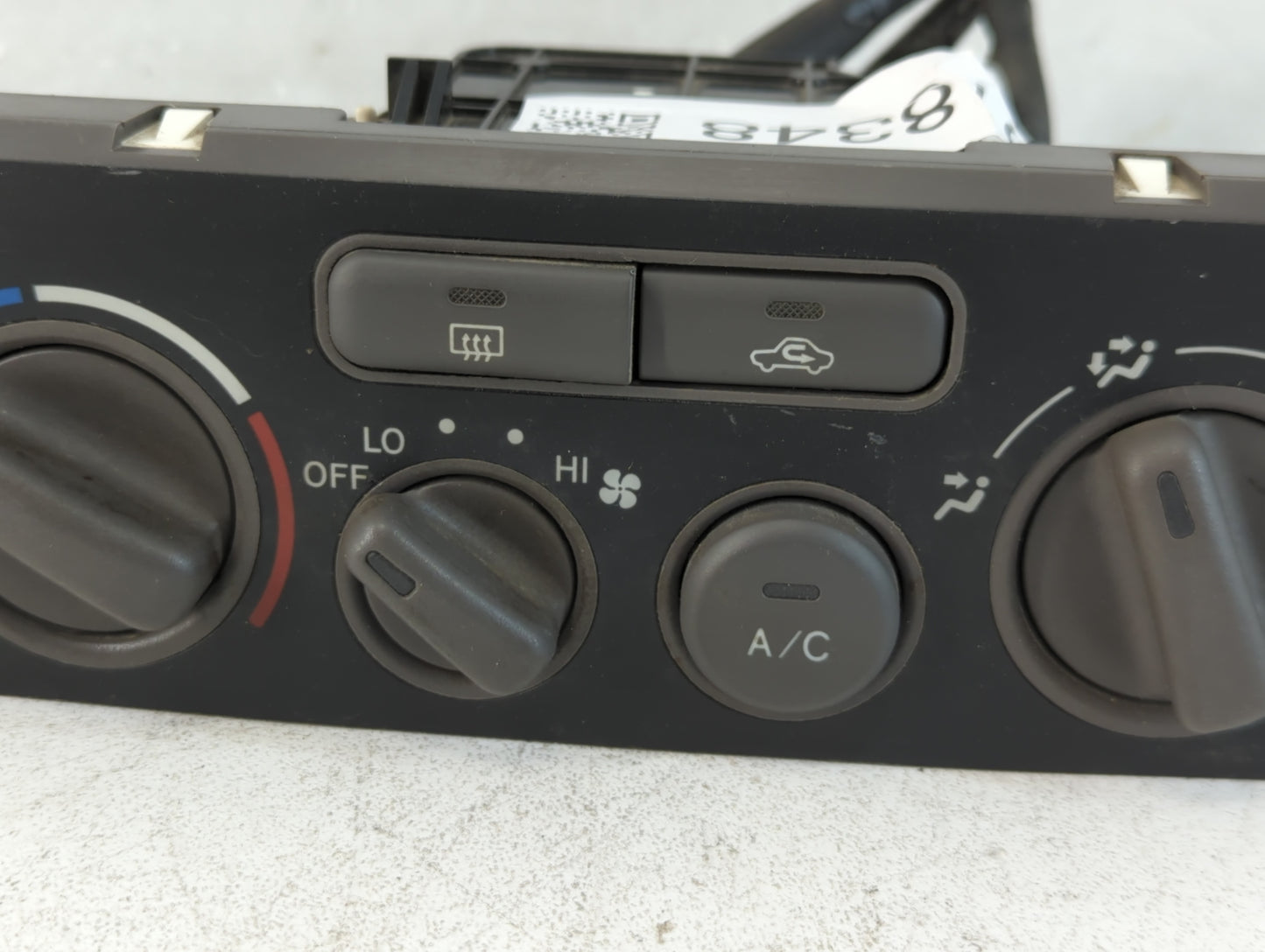 2001-2002 Toyota Corolla Climate Control Module Temperature AC/Heater Replacement P/N:5590002070 Fits Fits 2001 2002 OEM Used Auto Parts - Oemusedautoparts1.com