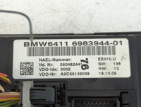 2006 Bmw 325i Climate Control Module Temperature AC/Heater Replacement P/N:6411 6983944 01 Fits OEM Used Auto Parts - Oemusedautoparts1.com