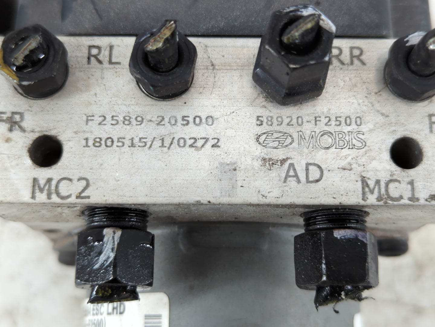 2017-2019 Hyundai Elantra ABS Pump Control Module Replacement P/N:F2589-20500 58920-F2500 Fits Fits 2017 2018 2019 OEM Used Auto Parts - Oemusedautoparts1.com