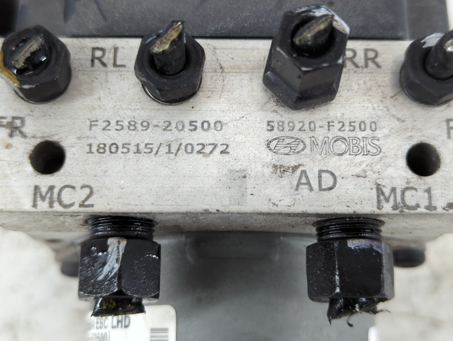 2017-2019 Hyundai Elantra ABS Pump Control Module Replacement P/N:F2589-20500 58920-F2500 Fits Fits 2017 2018 2019 OEM Used Auto Parts - Oemusedautoparts1.com