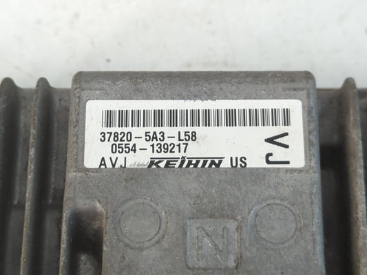 2013 Honda Accord PCM Engine Control Computer ECU ECM PCU OEM P/N:0554-107290 37820-5A3-L58 Fits OEM Used Auto Parts