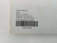 2012 Volkswagen Jetta Owners Manual Book Guide P/N:1225U1JT623 OEM Used Auto Parts - Oemusedautoparts1.com